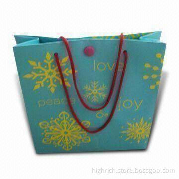 Promotional Paper Gift Bag with Sound, OEM and ODM Orders are Welcome